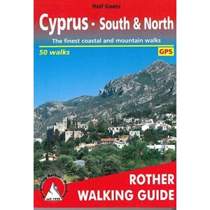 Rolf Goetz Cyprus - South & North, Rother Walking Guide