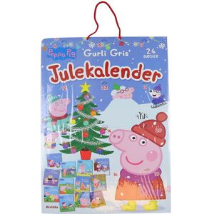 Alvilda Julekalender - Gurli Gris Bøger - 24 Låger - Alvilda - Onesize - Kalender