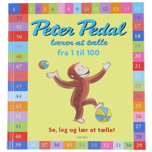 Forlaget Carlsen Bog - Peter Pedal Lærer At Tælle Fra 1 Til 100  - Forlaget Carlsen - Onesize - Bog