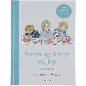 Forlaget Carlsen Bog - Søren Og Mette Og Jep - Læsebog 2 - 0-1 - Forlaget Carlsen - Onesize - Bog