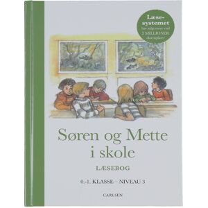 Forlaget Carlsen Bog - Søren Og Mette I Skole - Læsebog 3 -0-1 K - Forlaget Carlsen - Onesize - Bog