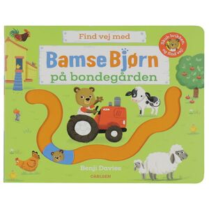 Forlaget Carlsen Bog - Find Vej Med Bamse Bjørn: På Bondegården  - Forlaget Carlsen - Onesize - Aktivitetsbog