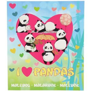 Karrusel Forlag Malebog - I Love Pandas - Karrusel Forlag - Onesize - Malebog