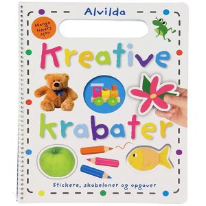 Alvilda Aktivitetsbog M. Klistermærker - Kreative Krabater - Da - Alvilda - Onesize - Aktivitetsbog