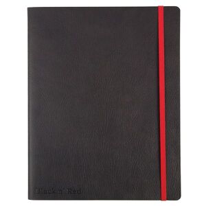 Oxford Notesbog - Soft Cover - Linieret - B5 - Sort/rød - Oxford - Onesize - Notesbog