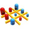 Big Eat Small Tic Tac Toe spilsæt, 2 spillere Blue Red Gobblet Go