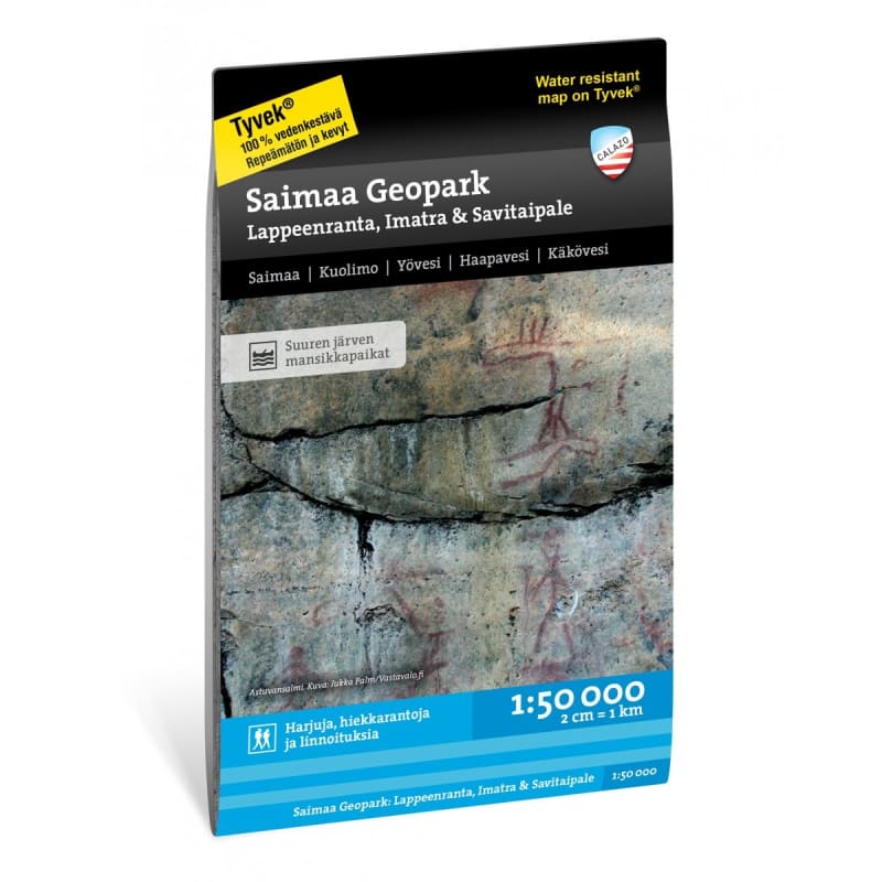 Calazo förlag Saimaa Geopark Lappeenranta, Imatra & Savitaipale Sort Sort OneSize