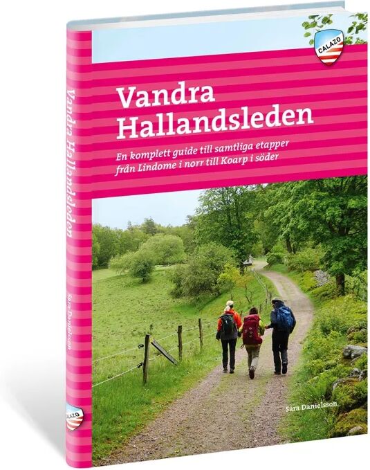 Calazo förlag Vandra Hallandsleden Pink Pink OneSize