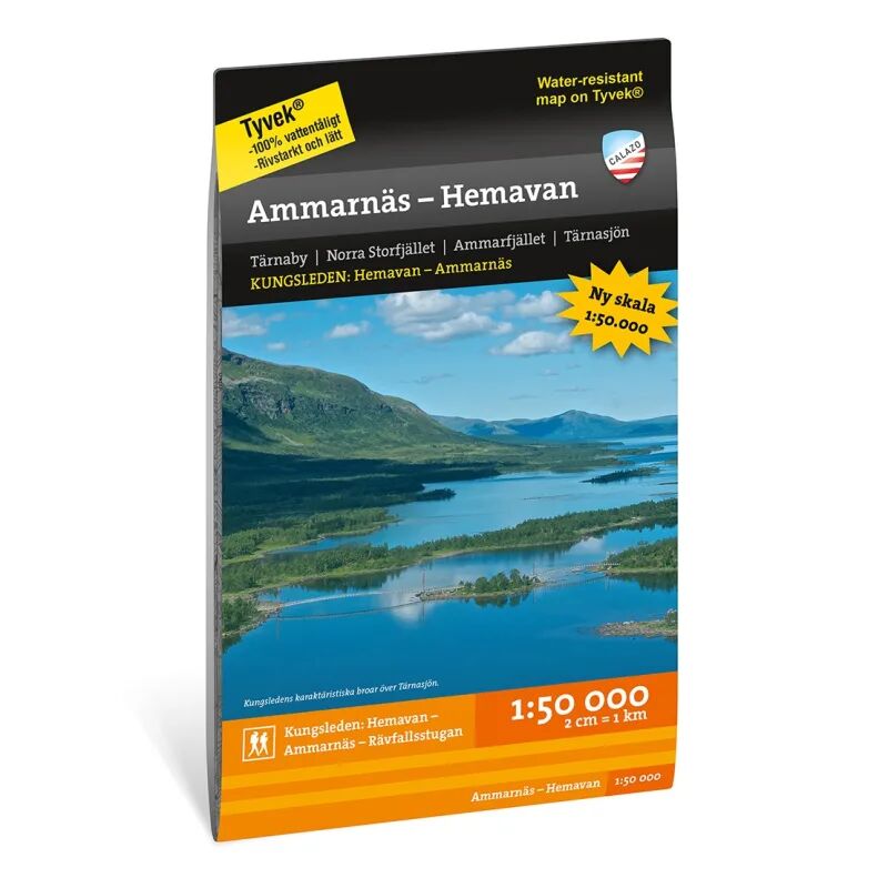 Calazo förlag Ammarnäs - Hemavan 1:50.000 Sort Sort OneSize