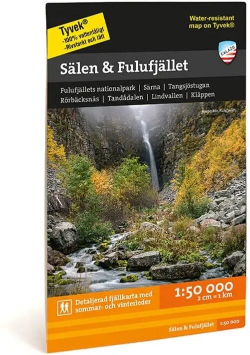 Calazo förlag Sälen & Fulufjället 1:50.000 Sort Sort OneSize