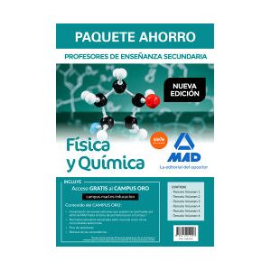 Editorial MAD Paquete Ahorro Física Y Química Cuerpo De Profesores De Enseñanza Secundaria