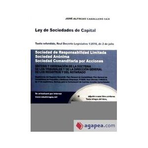 Editorial Dykinson, S.L. Ley De Sociedades De Capital. Texto Refundido, Real Decreto Legislativo 1/2010, De 2 De Julio. Sociedad De Responsabilidad Limitada. Sociedad