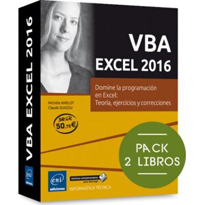 VBA EXCEL 216 - Pack de 2 libros: Domine la programación en Excel:teoría, ejercicios y correcciones