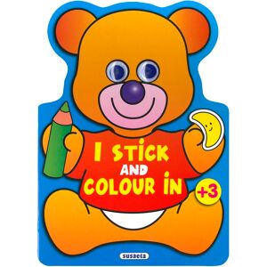 I stick and colour in