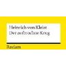 Reclam Philipp Jun. Der Zerbrochene Krug