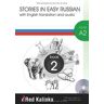 Escuela de Ruso Red Kalinka Stories In Easy Russian A2-2 + Cd Audio