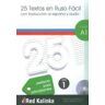 Escuela de Ruso Red Kalinka 25 Textos En Ruso Facil A1-1 + Cd Audio