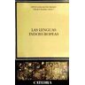 Ediciones Cátedra Las Lenguas Indoeuropeas