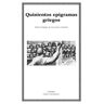 Ediciones Cátedra Quinientos Epigramas Griegos