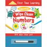 EDITORIAL BASE (UDL) First Time Learning Wipe Clean Numbers