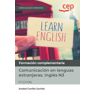 Editorial CEP Manual. Comunicación En Lenguas Extranjeras. Inglés N3 (fcov06). Especialidades Formativas. Especialidades Formativas