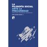 La filosofía social ante la precariedad