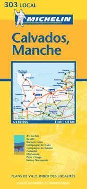 Michelin Mapa Calvados, Manche 2002