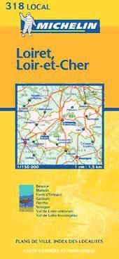 Michelin Mapa Loiret, Loir Et Cher 2002