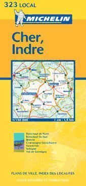 Michelin Mapa Cher, Indre 2002