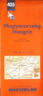 Michelin Mapa Hongrie 1996