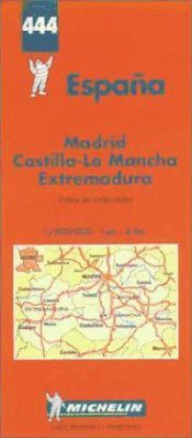 Michelin Mapa España Centro. Madrid, Castilla-la Mancha, Extremadura 2000