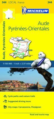 MICHELIN Aude, Pyrénées-orientales 344 Francia 2016