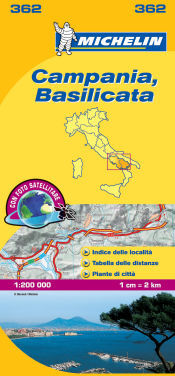 Michelin Mapa Local Campania, Basilicata