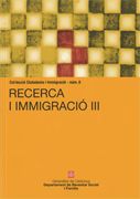 Generalitat de Catalunya Recerca I Immigració Iii