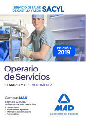 Ed. MAD Operario De Servicios Del Servicio De Salud De Castilla Y León (sacyl). Temario Y Test Volumen 2