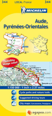 MICHELIN Mapa Local Aude, Pyrénées-orientales