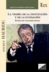 EDICIONES OLEJNIK Teoria De La Institucion Y De La Fundacion, La