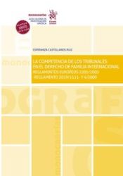 Editorial Tirant Lo Blanch La Competencia De Los Tribunales En El Derecho De Familia Internacional