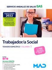 Ed. MAD Trabajador/a Social. Temario Específico Volumen 3. Servicio Andaluz De Salud (sas)