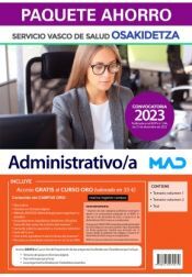 Ed. MAD Paquete Ahorro Administrativo/a. Servicio Vasco De Salud (osakidetza)