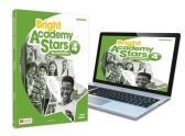 Macmillan Bright Academy Stars 4 Activity Book:cuaderno De Actividades Impreso Con Acceso A La Versión Digital