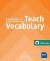 Delta Publishing by Klett Learning To Teach Vocabulary