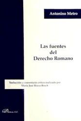 Editorial Dykinson, S.L. Las Fuentes Del Derecho Romano