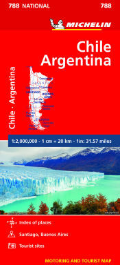 MICHELIN Chile Argentina National Map