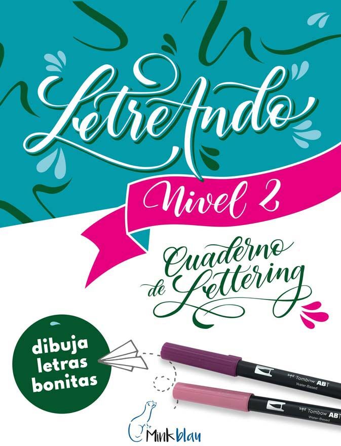 Tombow Cuaderno Letreando 2 Perfeccionamiento Lettering castellano