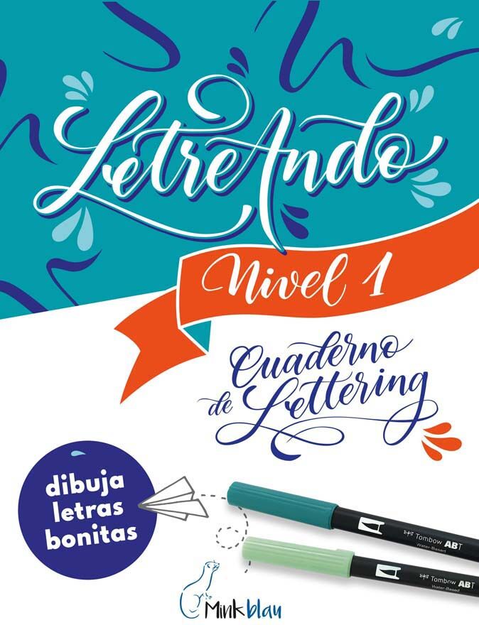 Tombow Cuaderno Letreando 1 Iniciación al Lettering castellano