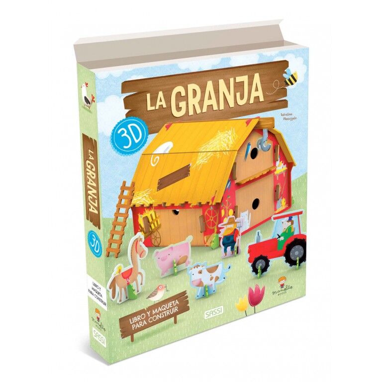 Manolito Books Puzle y Libro La Granja 3D