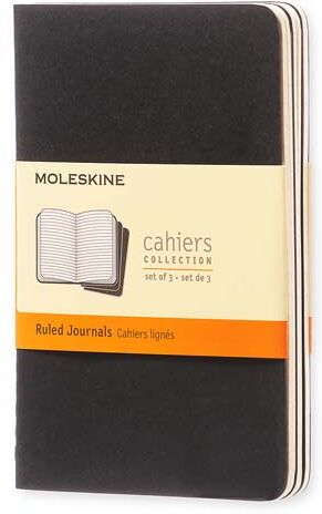 Moleskine Pack 3 Libretas  L Negro Raya