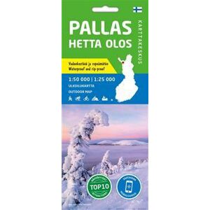 Karttakeskus Pallas Hetta Olos Ulkoilukartta - NONE