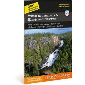 Calazo Muttos Nationalpark & Sjávnja Naturreservat Fjällkarta Tyvek - NONE